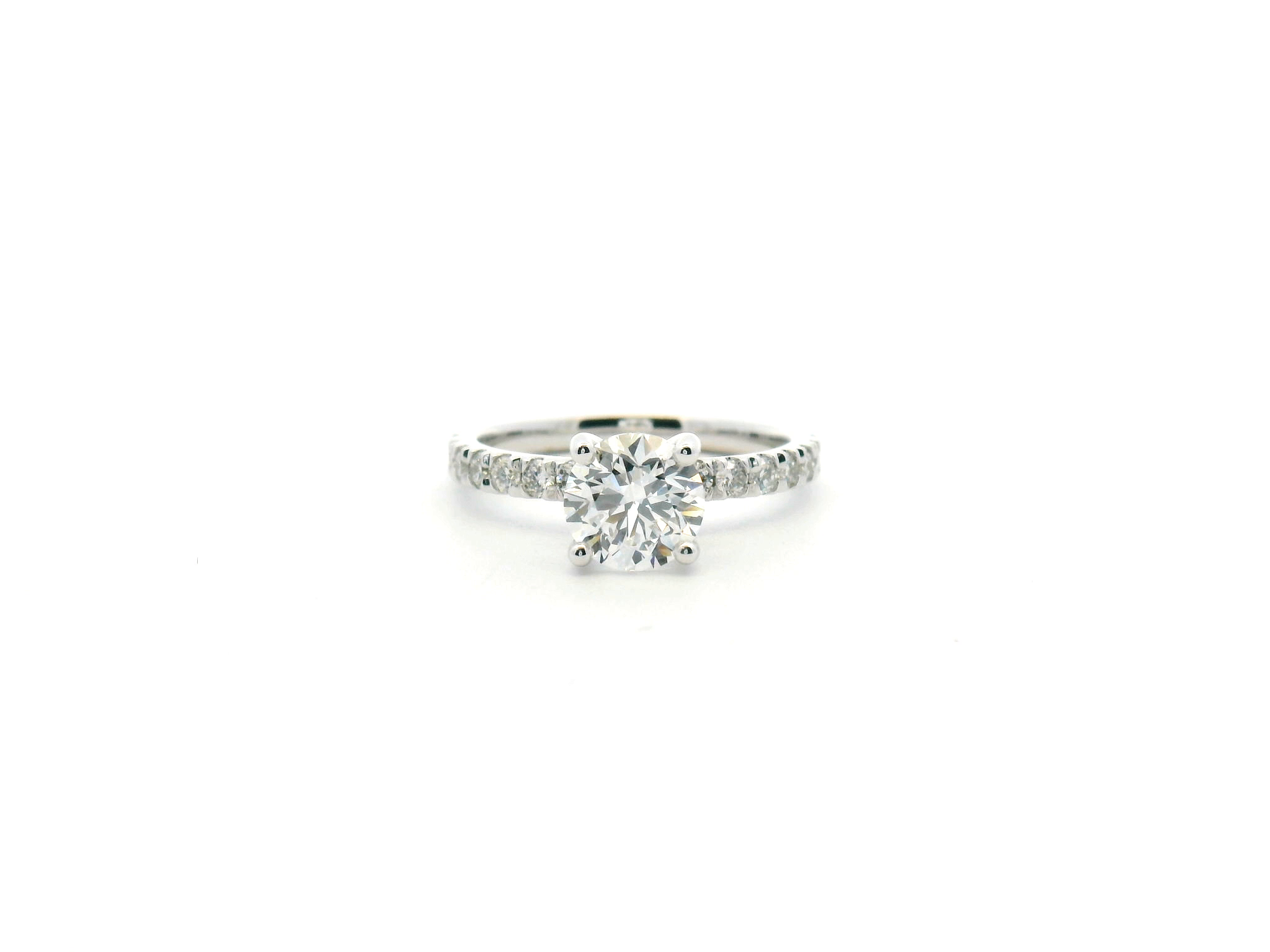 Diamond Accented Engagement Ring
