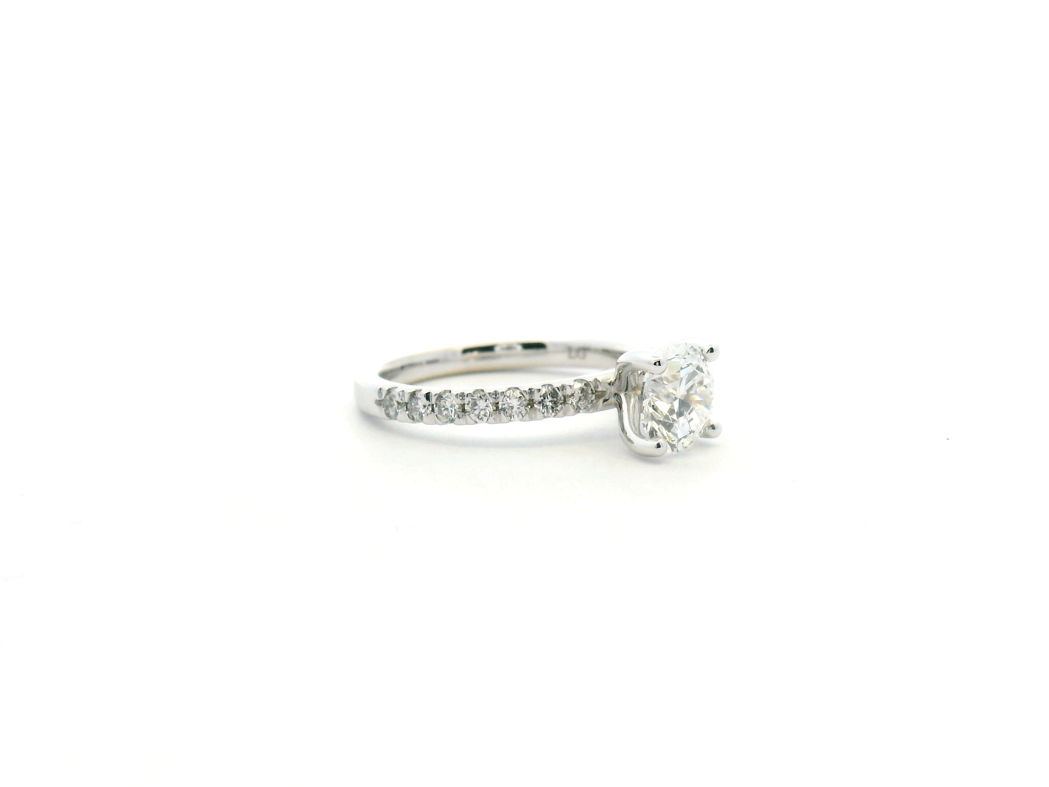 Diamond Accented Engagement Ring