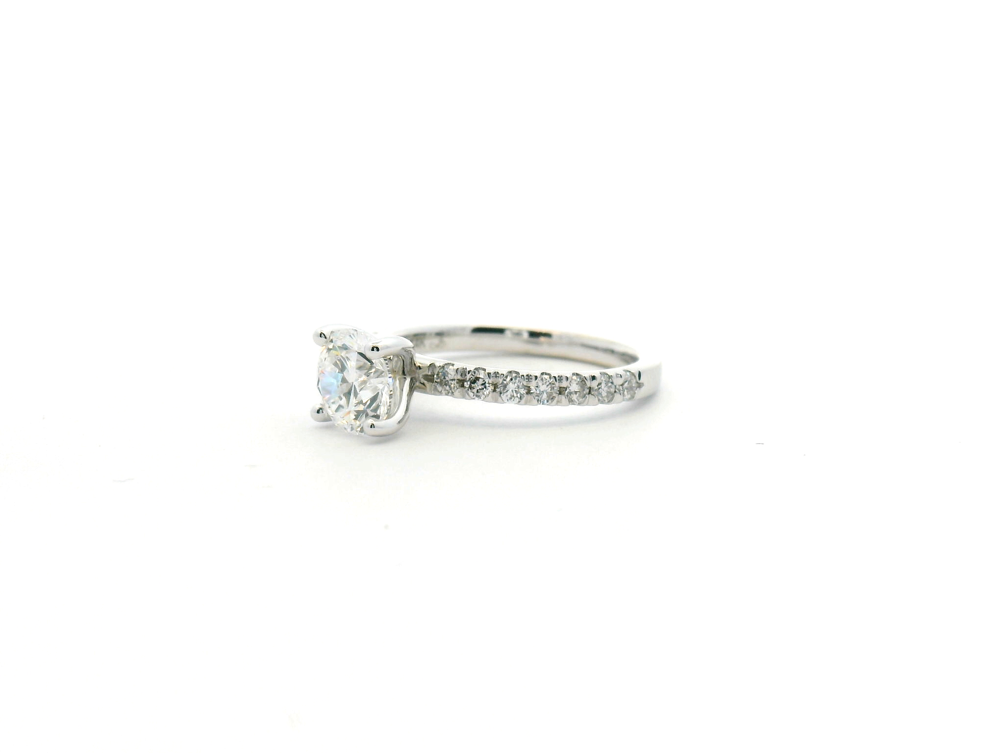 Diamond Accented Engagement Ring