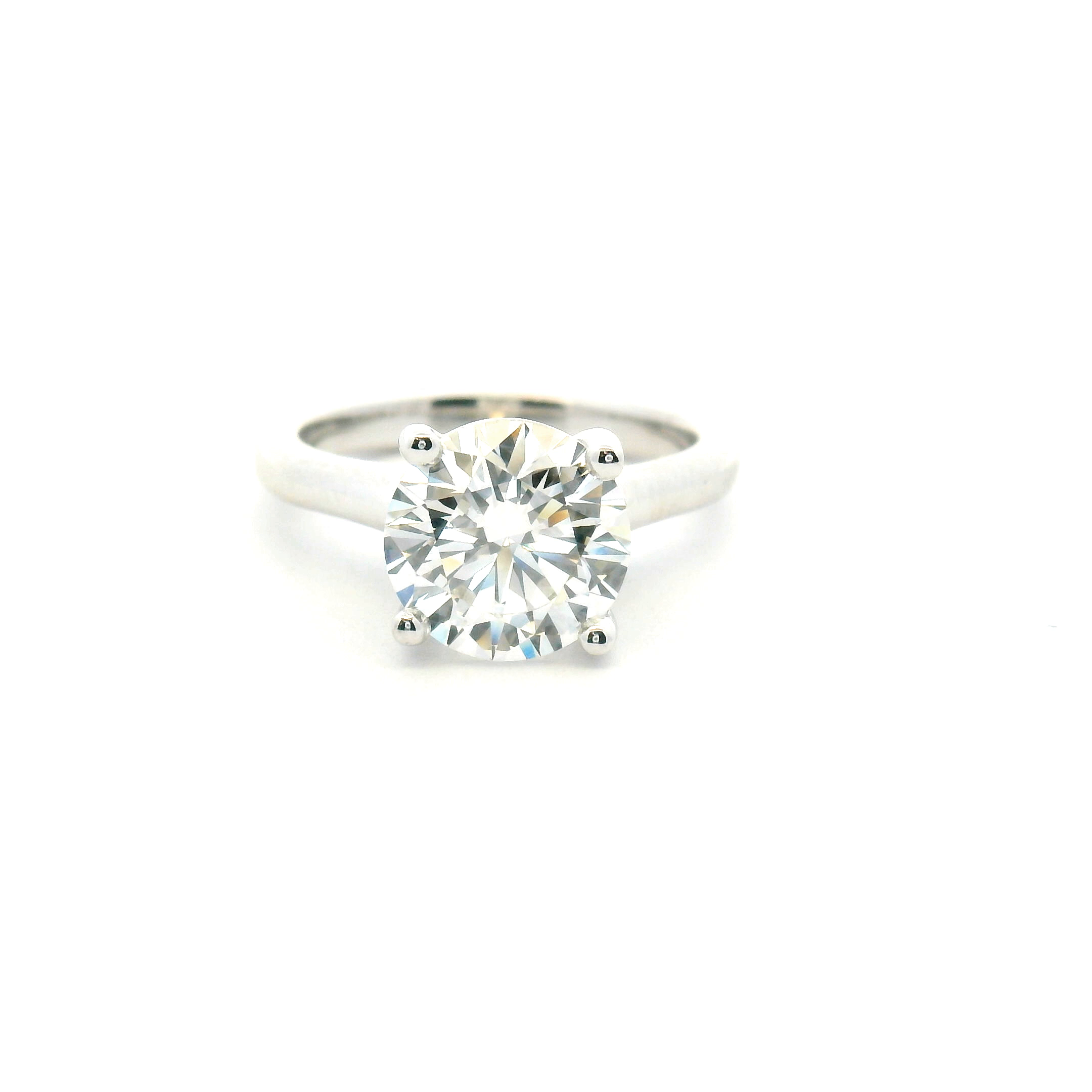 Round Brilliant Diamond Solitaire Ring