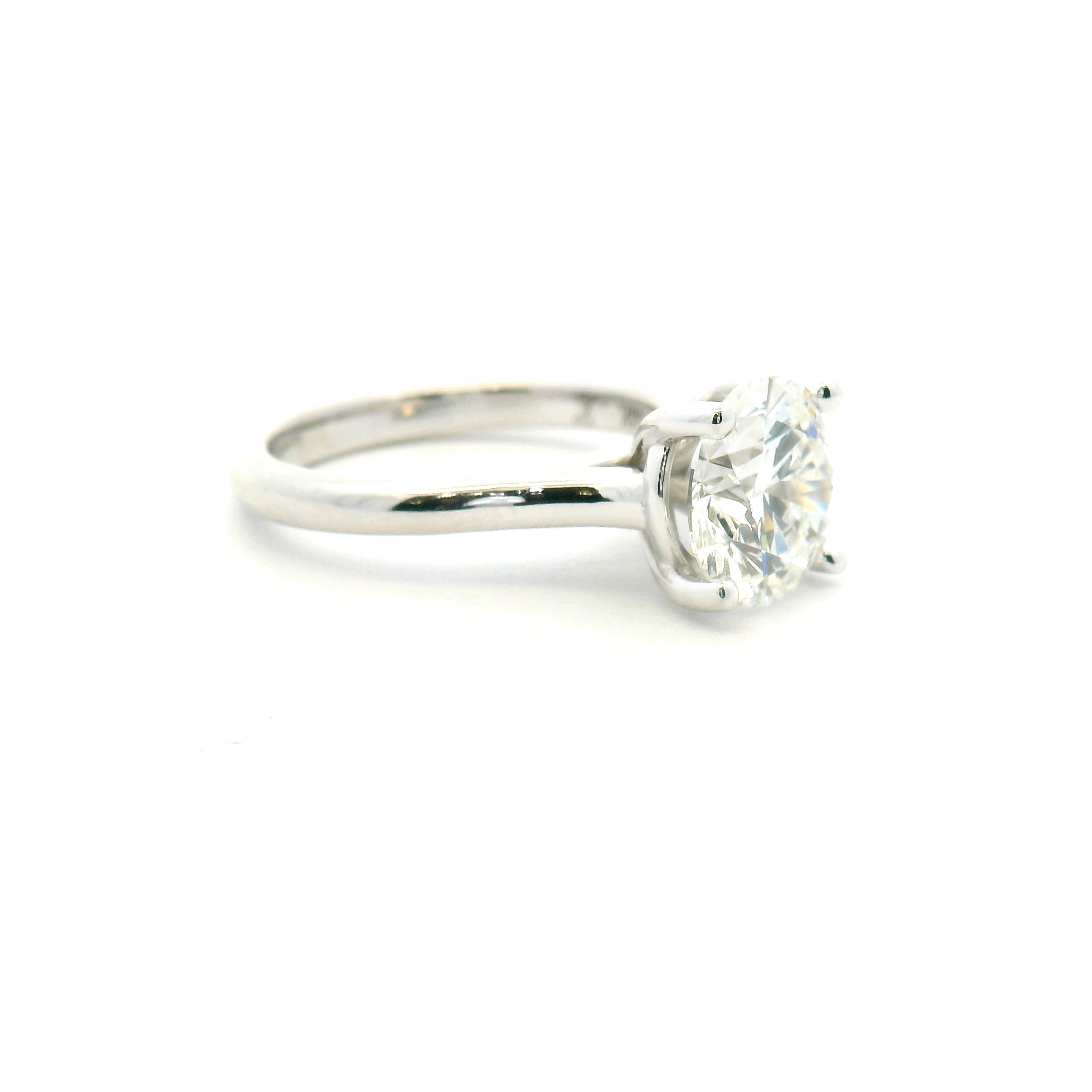 Round Brilliant Diamond Solitaire Ring