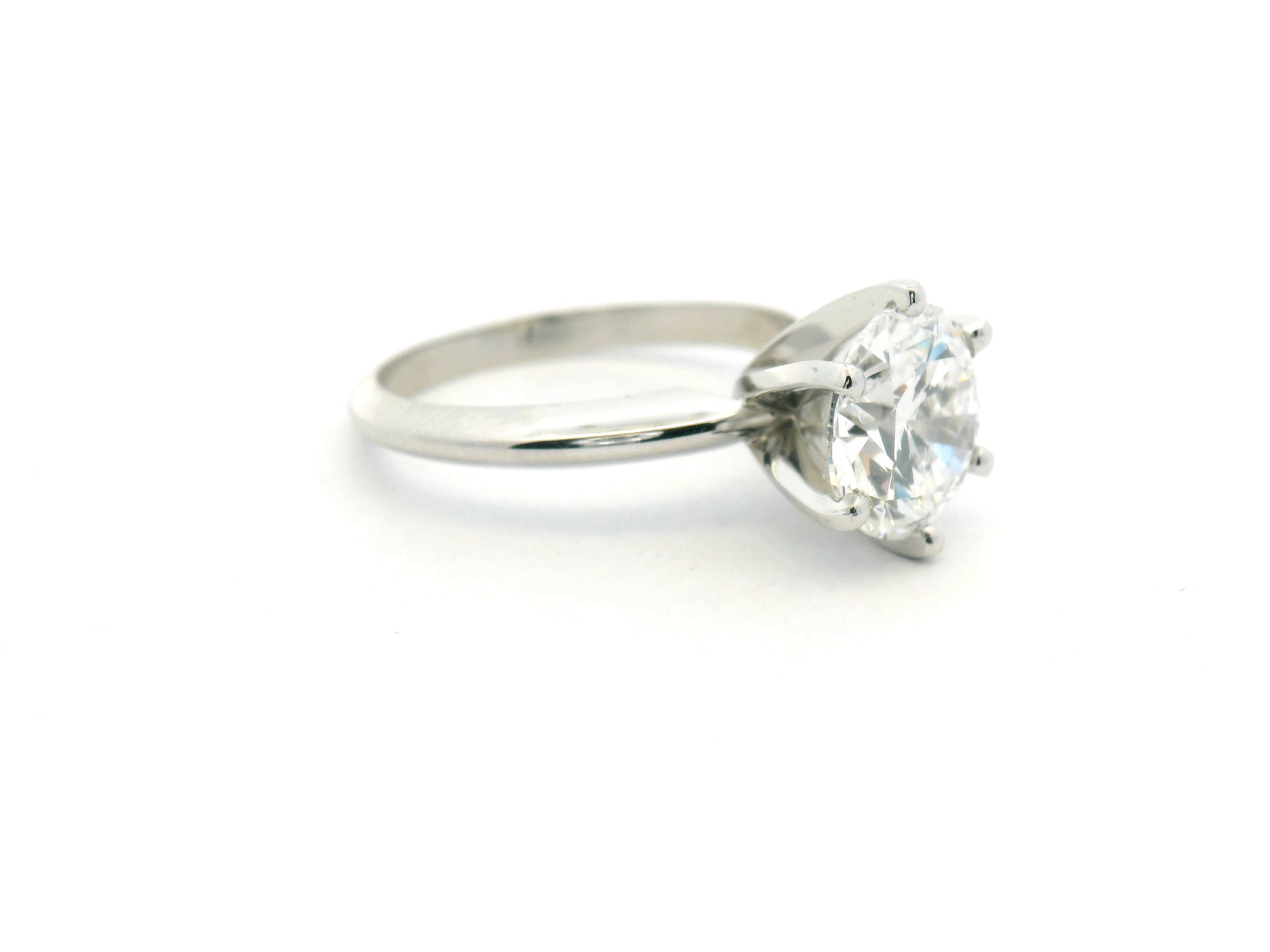 6-Prong Round Diamond Solitaire Ring