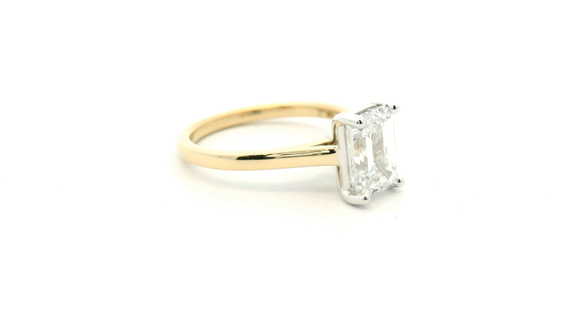 Emerald Cut Solitaire Ring