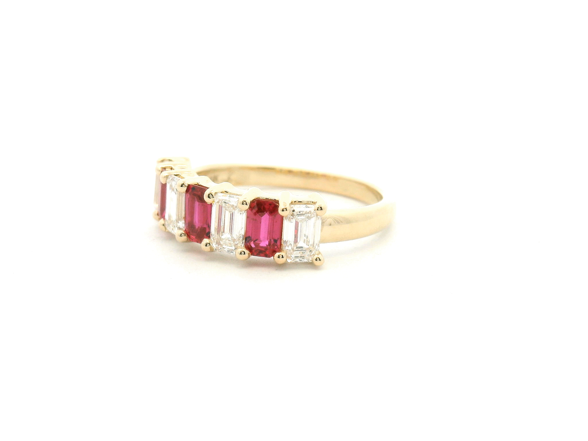 Ruby and Diamond Step-Style Band