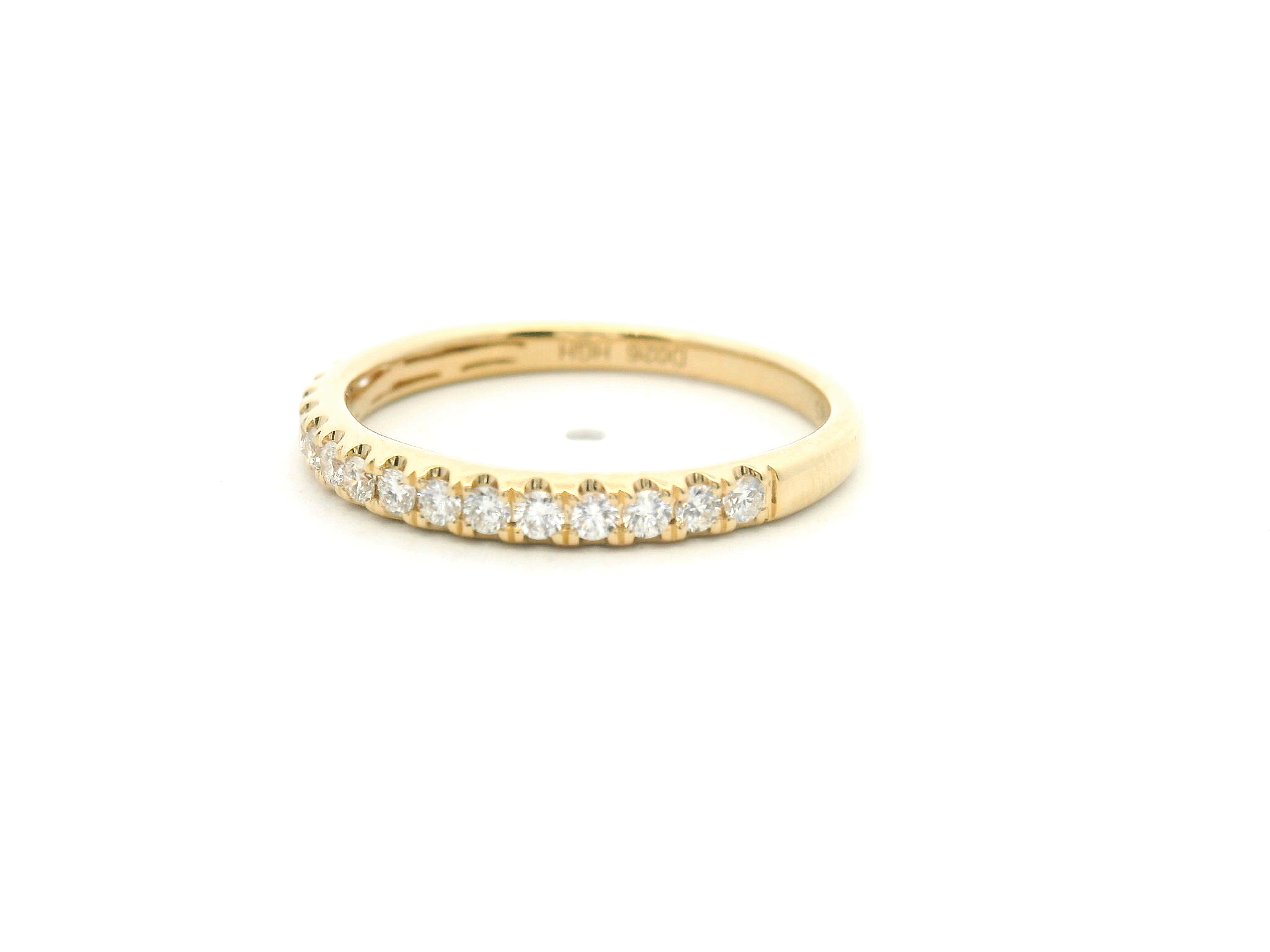 Diamond Shared Prong Wedding Band