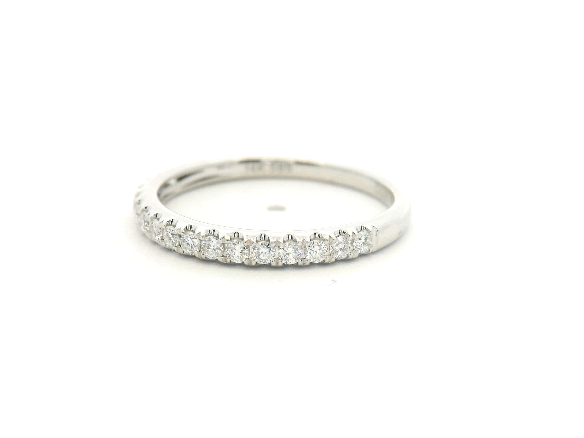 Diamond Shared Prong Wedding Band