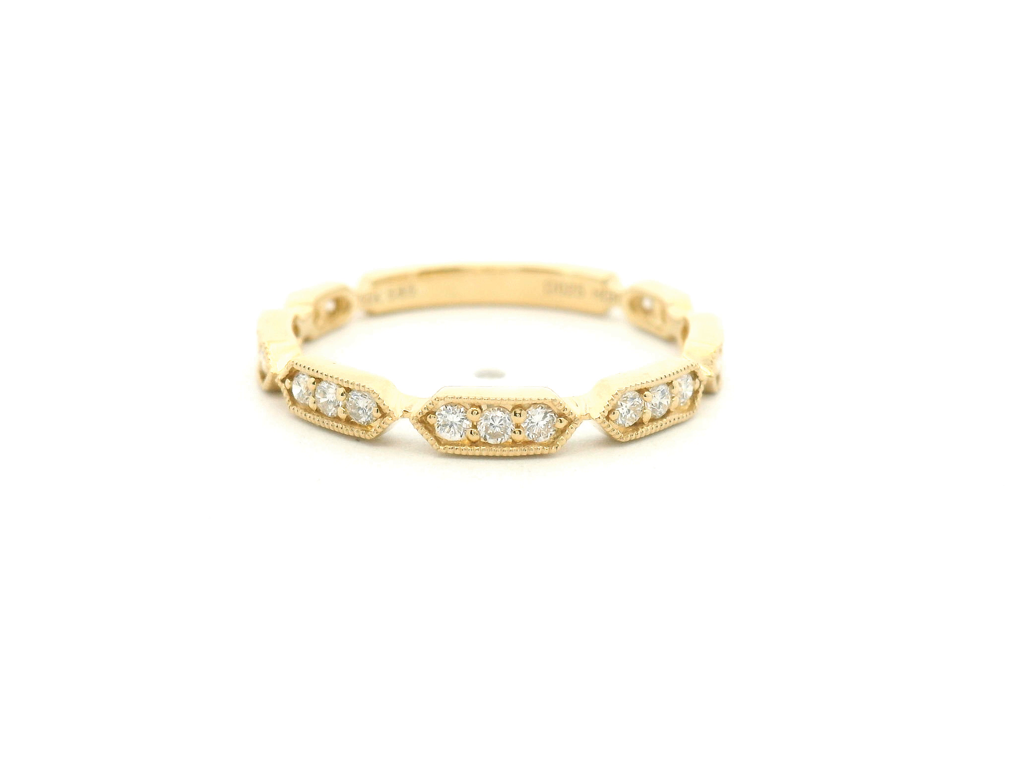 Diamond Hexagon Pattern Band