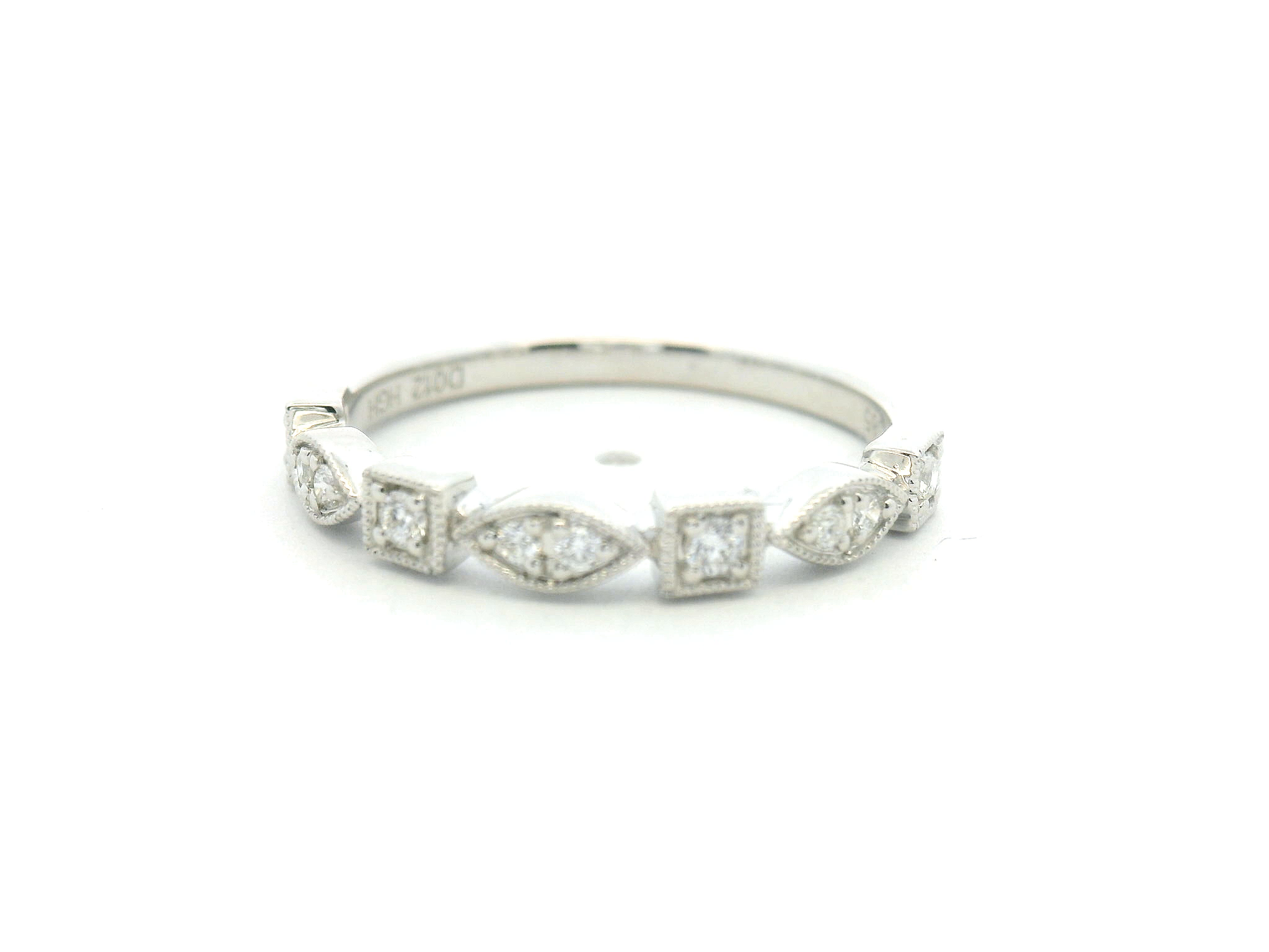 Diamond Geometric and Marquise Band