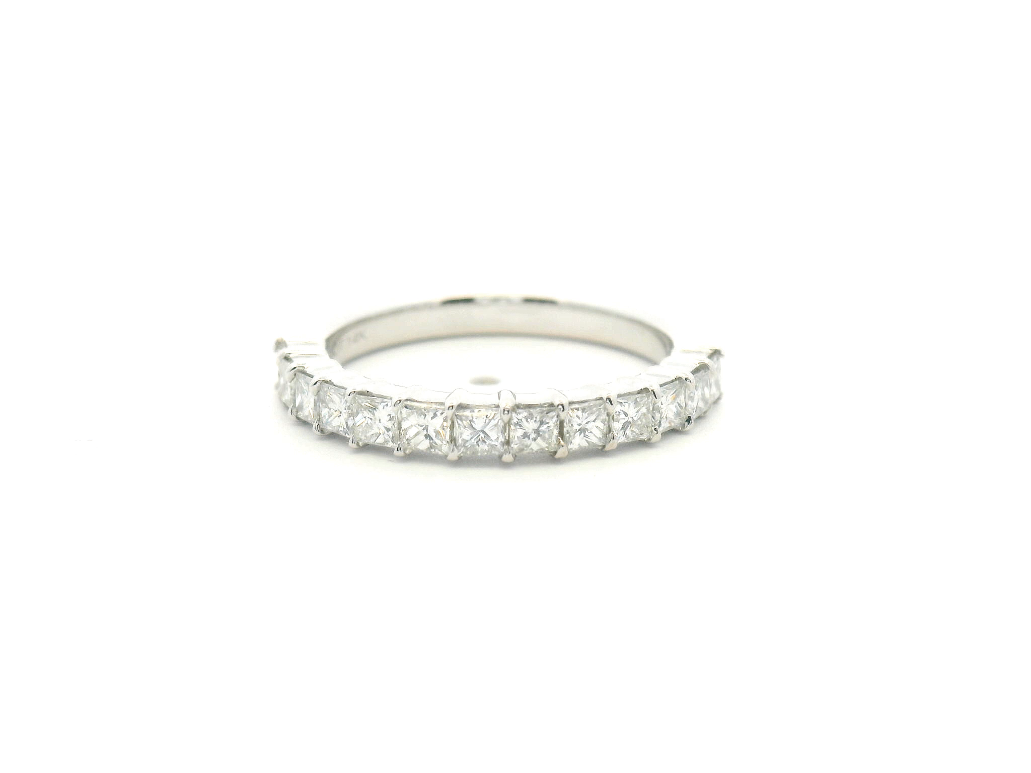Princess Cut Diamond Wedding Band