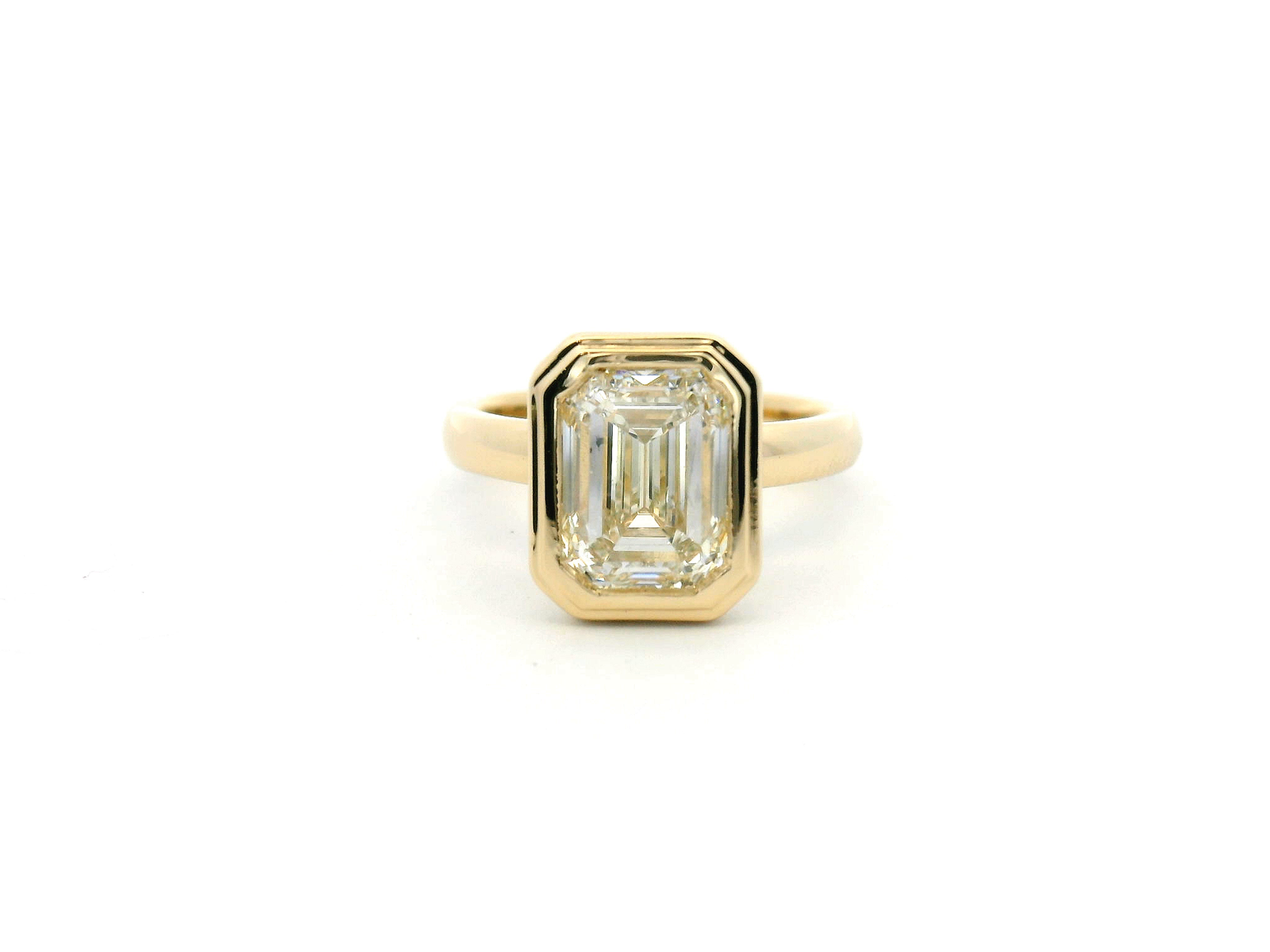 Bezel Engagement Ring