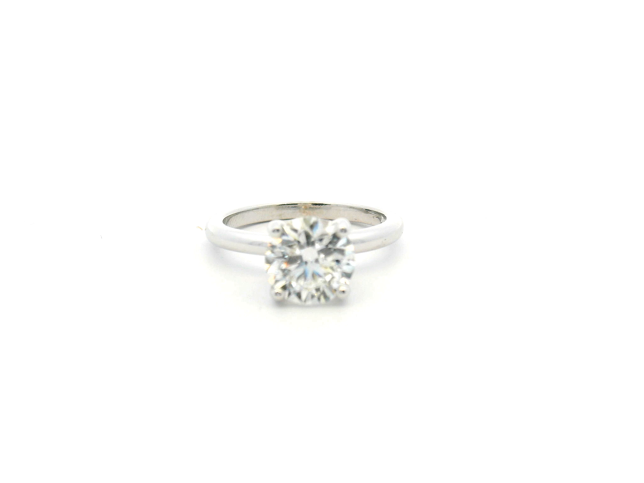 Round Brilliant Diamond Solitaire Engagement Ring