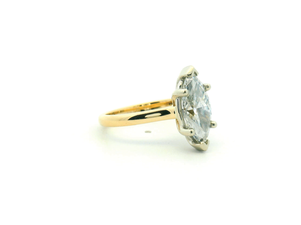 Marquise Diamond Solitaire Engagement Ring