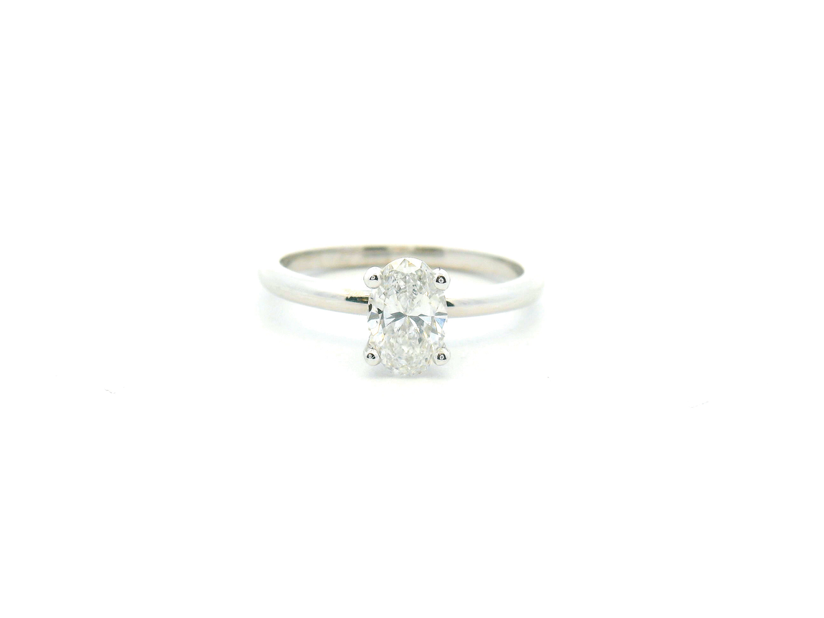 Oval Solitaire Engagement Ring