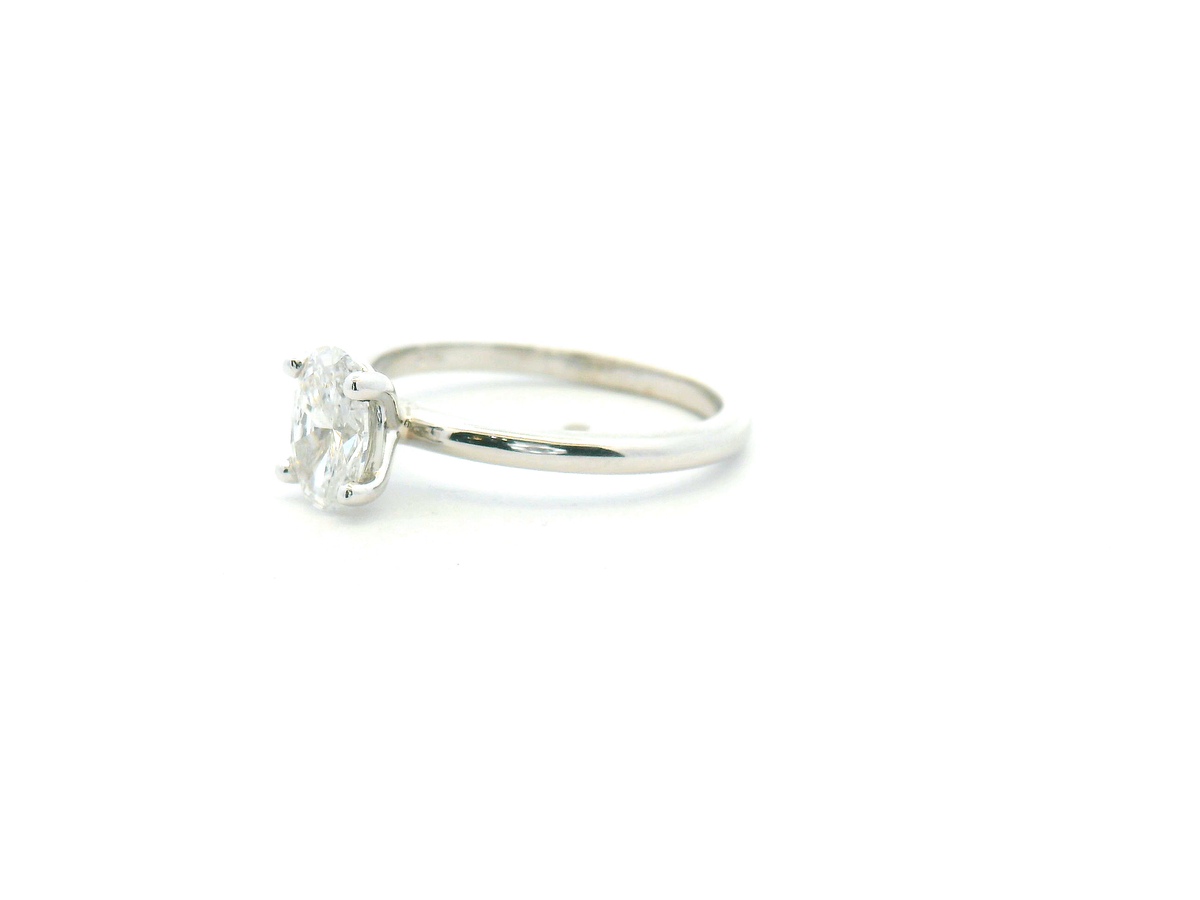 Oval Solitaire Engagement Ring