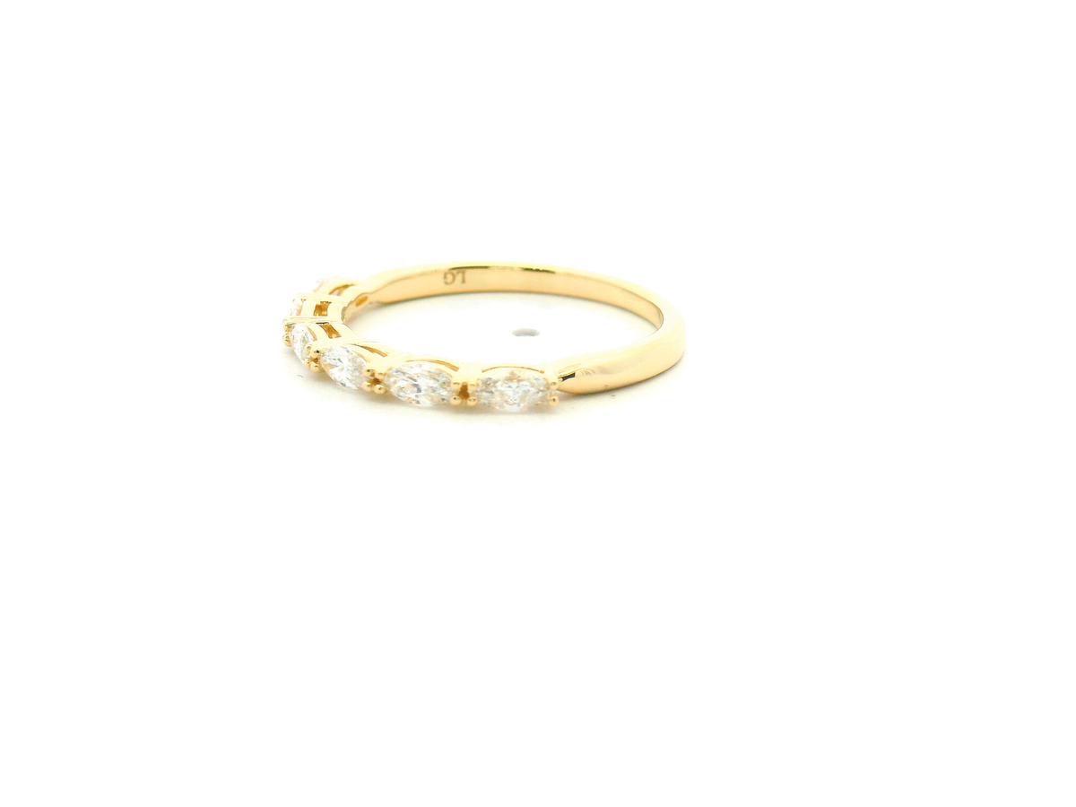 Marquise Diamond Anniversary Band