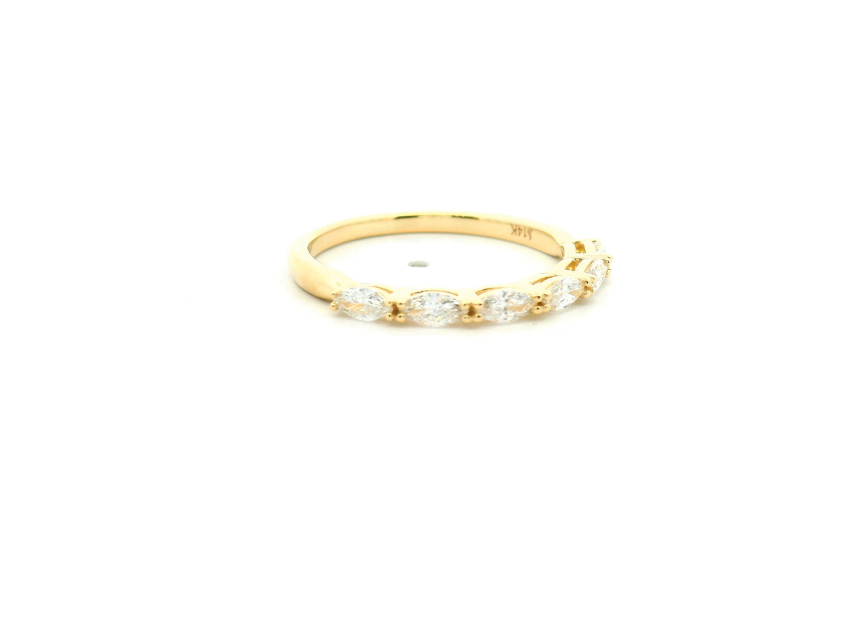 Marquise Diamond Anniversary Band